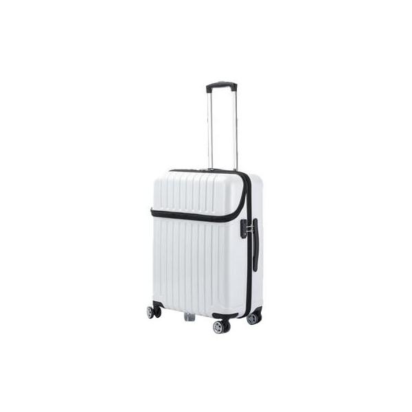 協和 Actus アクタス スーツケース 売り込み トップオープン トップス Act 004 キャリーケース ホワイトカーボン Mサイズ 74 329ビジネス