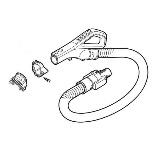 Panasonic �|���@ MC-JP510G MC-JP520G MC-SJPS520G�p�z�[�X AMV94P-KW0L �p�i�\�j�b�N