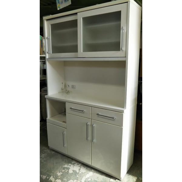 R0438 ニトリ 超人気 専門店 食器棚 プリエル120 店頭取引大歓迎