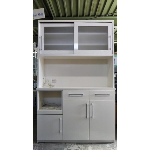 R0438 ニトリ 超人気 専門店 食器棚 プリエル120 店頭取引大歓迎