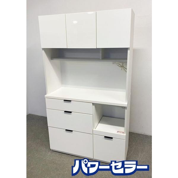 ニトリ キッチンボード エトナ 幅105 耐震ロック フルスライドレール