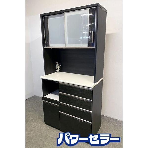 ニトリ/NITORI キッチンボード Nポスティア100KBBK ハイグロス ソフト