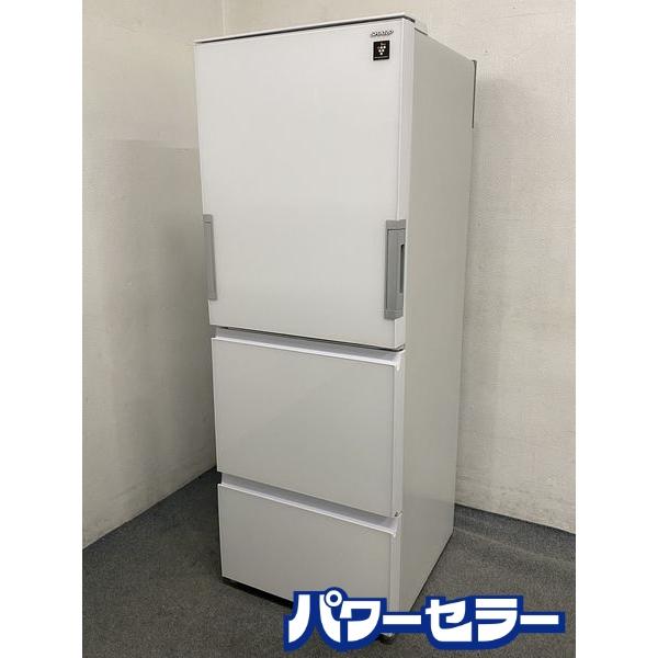 シャープ 3ドア冷蔵庫 SJGW35CW
