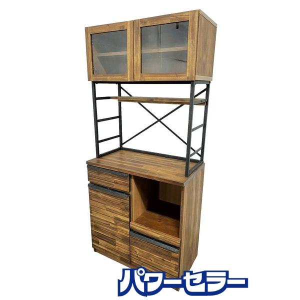 unico SWELLA キッチンボード W800 インダストリアル アカシア材 unico SWELLA キッチンボード W800 インダストリアル アカシア材