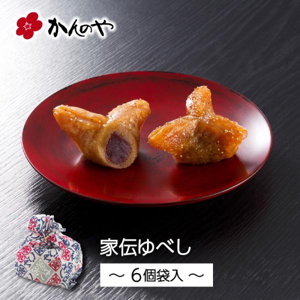 商品名：家伝ゆべし ６個入袋原材料名：砂糖（国内製造）、上新粉、こし餡（小豆、砂糖、還元水飴）、醤油、イソマルトオリゴ糖、澱粉、けしの実、食塩／膨張剤、（一部に小麦・大豆を含む）内容量：6個(2個×3パック)栄養成分表示：※1個（33g）あ...