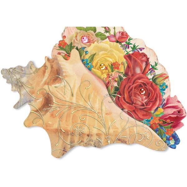 パンチスタジオ グリーティングカードs シェルブーケ Punchstudio 無地カード ブランクカード 多目的 3d 貝殻 シェル 貝 海モチーフ Gs107 Kaderia 通販 Yahoo ショッピング