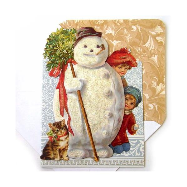 [Punch Studio]�N���X�}�X�J�[�h�@�X�m�[�}��&amp;�L���b�g��@�������t���� �p���`�X�^�W�I�@2010�N���X�}�X�V�[�Y���J�[�h