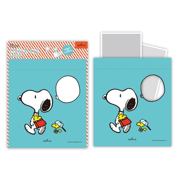 ジップバッグ スヌーピー 5枚入り 吹き出しブルー Hallmark ホールマークジッパーバッグ ラッピング袋 キャラクター 保存袋 ジップロック 小分け ピーナッツ Ekw 777 456 Kaderia 通販 Yahoo ショッピング