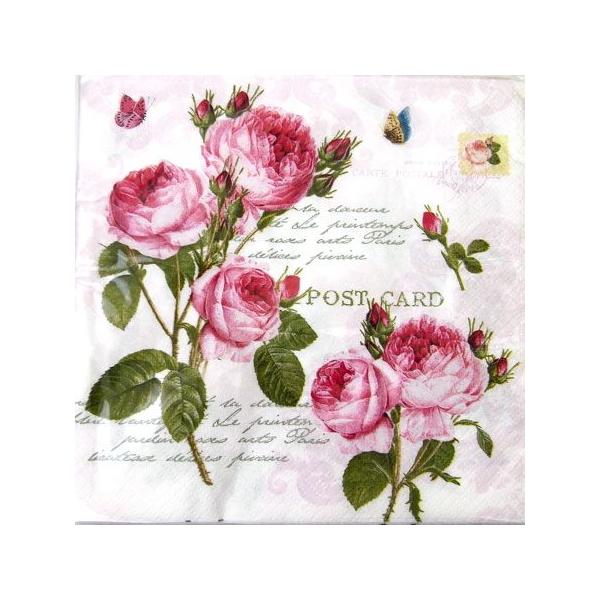 紙 ナプキン 薔薇の人気商品・通販・価格比較 ペーパーナプキン 薔薇柄アソート10枚 ⑥