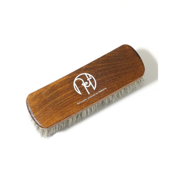 ■デザイン掌にはみ出るほどの大きさ革ジャンの面積に最高のブラシ■商品特徴・ドイツ製馬毛使用■素材表：馬毛表：木製