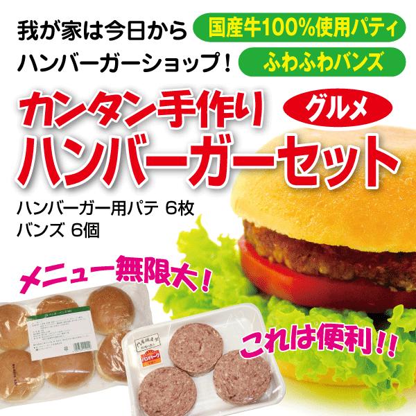 カンタン手作りグルメハンバーガーセット 国産牛 Hambergerset かどやファーム 通販 Yahoo ショッピング