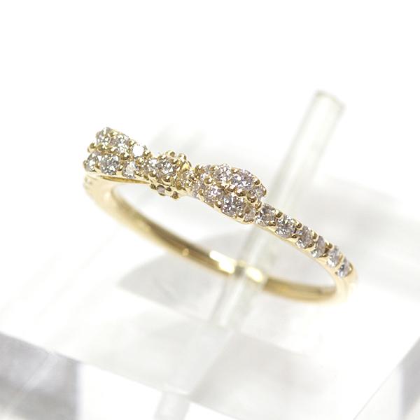 0.43ct ポンテヴェキオ リボン リング-