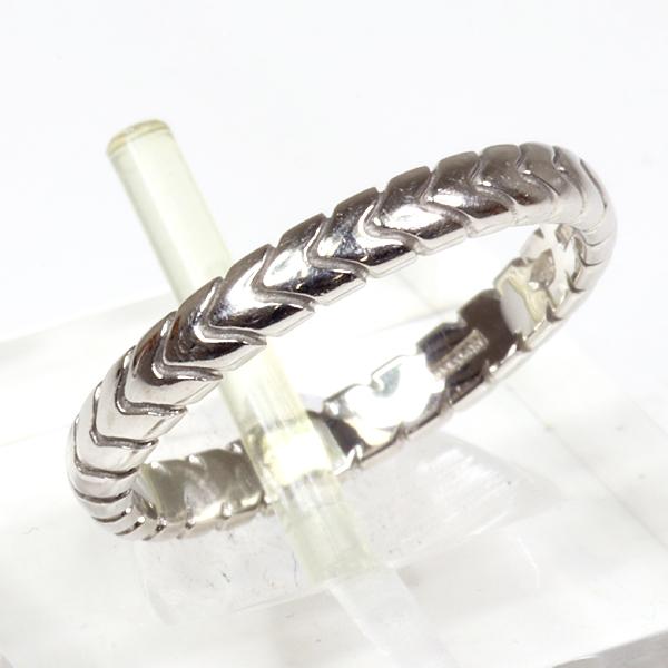 BVLGARI ブルガリ スピガリング 指輪 13号 リング プラチナ PT950 4.1g 