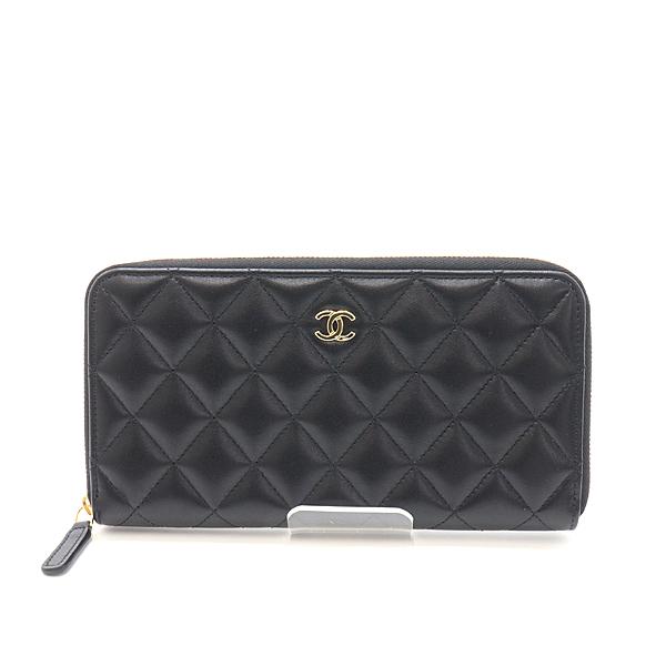 CHANEL シャネル マトラッセ ラウンドファスナー長財布 AP0242 