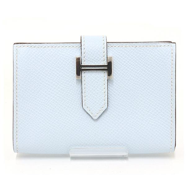 ☆ドリーム荒牧店☆HERMES エルメス エプソン べアン カードケース ベージュ エルメス ベアン カードケース エトゥープ ベージュ | バッグ/財布