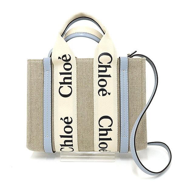 Chloe（クロエ） Chloe WOODY ウッディ スモールトートバッグ ホワイト