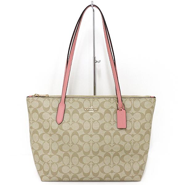 COACH コーチ ラグジュアリー シグネチャー トートバッグ ショルダー  