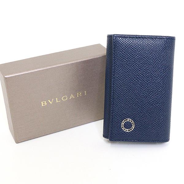 キ*エ様 1000円〜 未使用 BVLGARI ブルガリブルガリ 6連キーケース BVLGARI ブルガリ 6連 キーケース ブルー 未使用 : 質かづさや - 通販