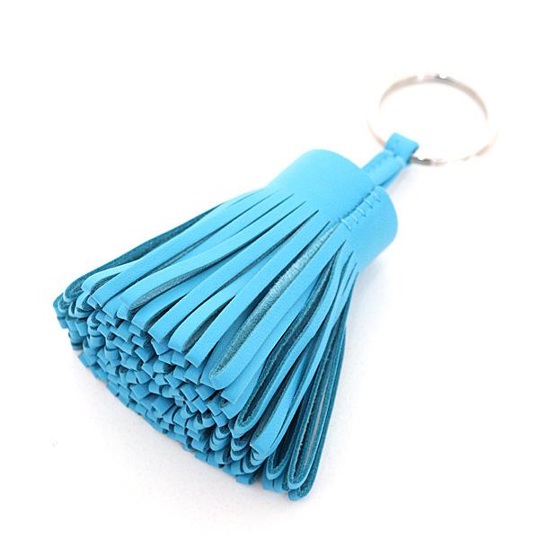 HERMES エルメス キーホルダー カルメン アニョーミロ ブルーアズテック W刻印 (2024年製) キーリング 未使用品 HERMES（エルメス） キーホルダー カルメン アニョーミロ ブルー