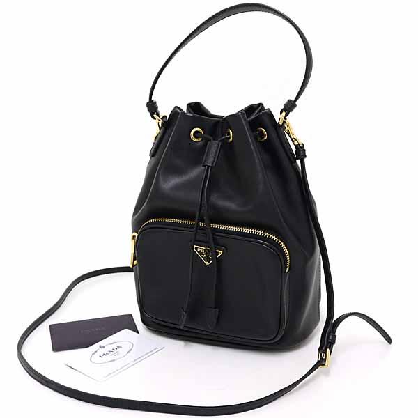 PRADA（プラダ） デュエット バケットバッグ 2WAY ショルダー 巾着