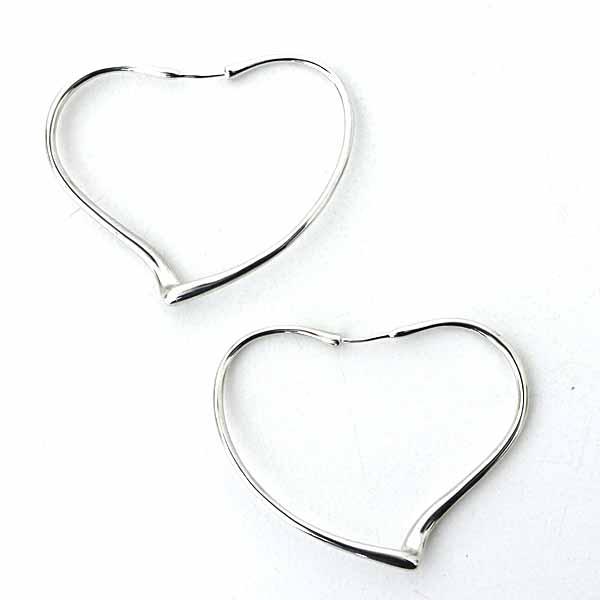 ティファニー　オープンハートフープピアス　シルバー　ミディアム TIFFANY&Co.（ティファニー） TIFFANY エレサ・ペルッティ オープン