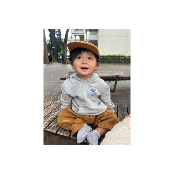 kids hoodie キッズアイテム キッズパーカー  パーカー 武井 ドンゲバビー  DGBB-11　（navy / gray）