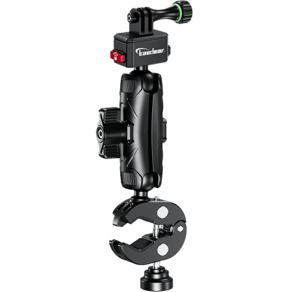 バイク アクション カメラ マウント オートバイ ウェアラブルカメラ バイク用 カメラ固定用 カメラマウント GOPROアダプター KDR-R22B-C (マウントキット)