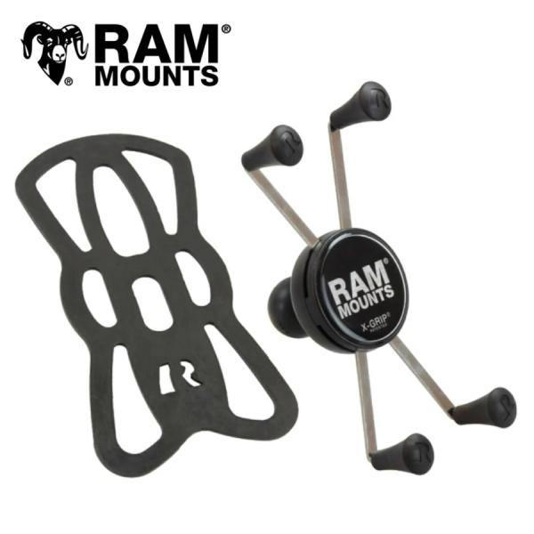 【RAM MOUNTS】ラムマウント Xグリップ バイク用 スマホホルダー RAM MOUNTS□ラムマウント Xグリップ スマホホルダー 【Sサイズ