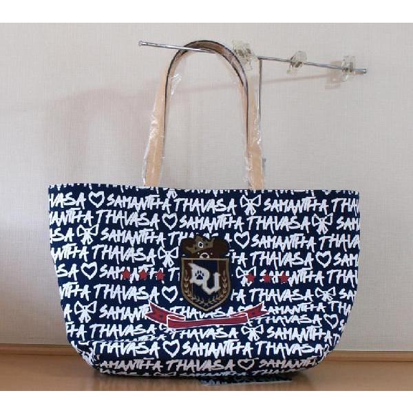 サマンサタバサ Samantha Thavasa サマンサタバサxdisneyコラボ ロゴ入りトートバッグ ネイビー Akb48板野友美のcm でお馴染みのサマンサのバッグです St 346 Kaeri 通販 Yahoo ショッピング