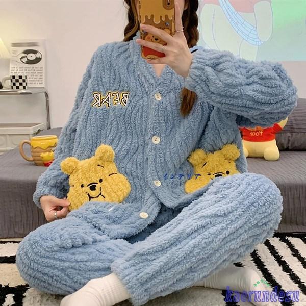 パジャマ レディース ルームウェア リーナべル ステラルー Vネック 総  