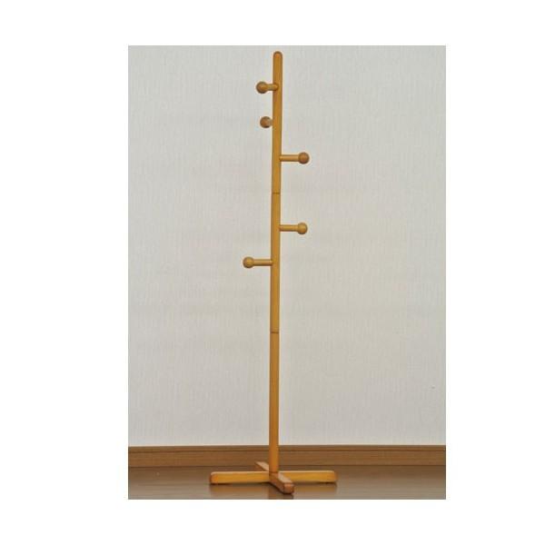 子ども用木製ポールハンガー ブラウン 木製 子供 キッズ おしゃれ 商店 子供用 コート掛け 洋服掛け 木製ハンガー ハンガー 洋服収納 子供部屋