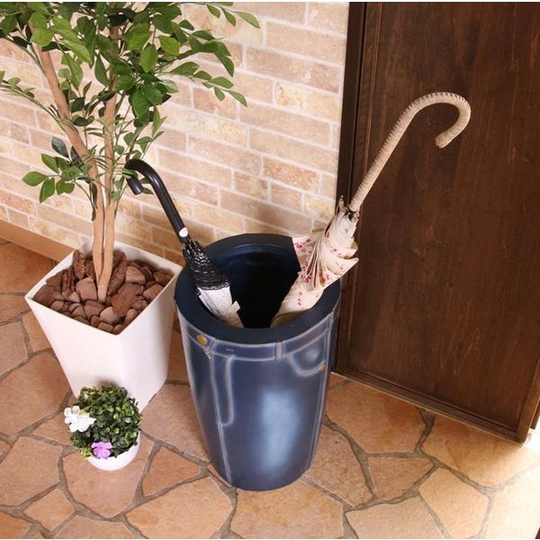 期間限定お試し価格 ジーンズデザインおしゃれレジン傘立て インディゴ 傘 かさ おしゃれ 傘立て かさ立て 玄関収納 シンプル アンブレラスタンド 収納 かさたて