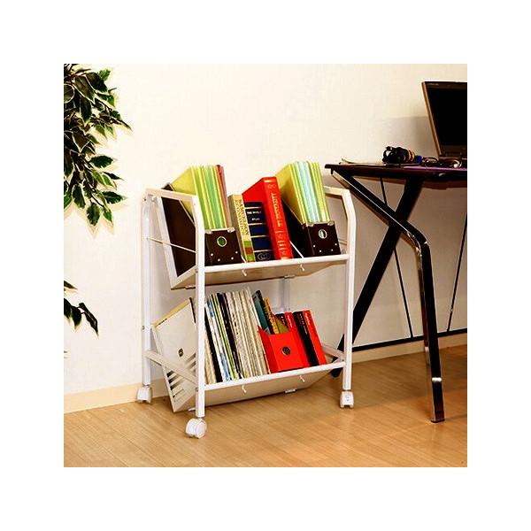 デスクワゴン おしゃれ キャスター スチール 2段 ファイル ワゴン 書類 収納 整理 棚 ラック キャビネット 白 Buyee Buyee บร การต วกลางจากญ ป น ซ อจากประเทศญ ป น