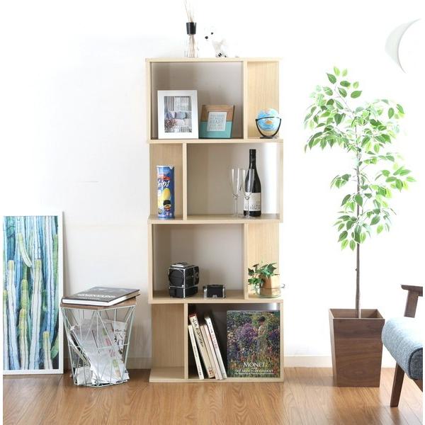 オープンシェルフ オープンラック おしゃれ 北欧 木製 安い 棚 ラック 収納 キッチン 台所 整理棚 リビング収納 収納棚 軽量 ナチュラル 幅59 奥行24 高さ141 Kag 家具 インテリア通販アットカグ 通販 Yahoo ショッピング