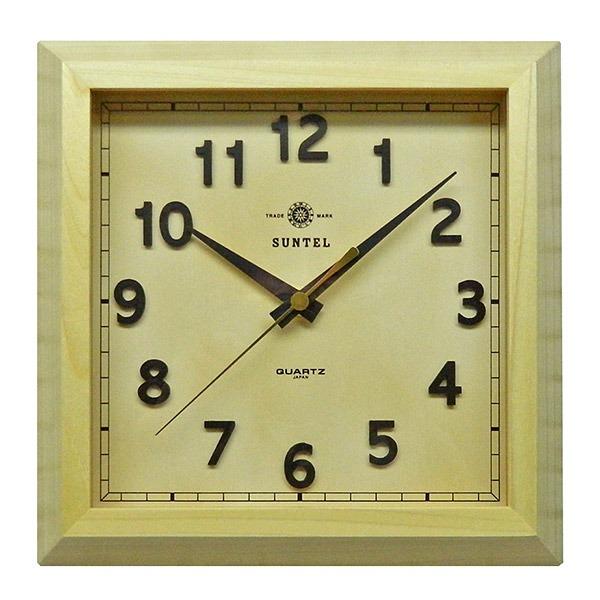 掛け時計 25cm 日本製 静音 クオーツ 壁掛け 時計 かけ時計 非電波 非
