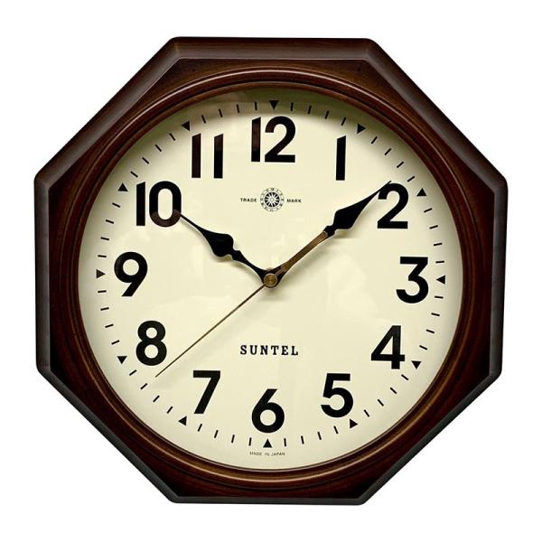 日本製 Awatsuji Design 掛時計　電波時計 掛け時計 28.5cm 日本製 静音 電波時計 壁掛け 時計 かけ時計 電波