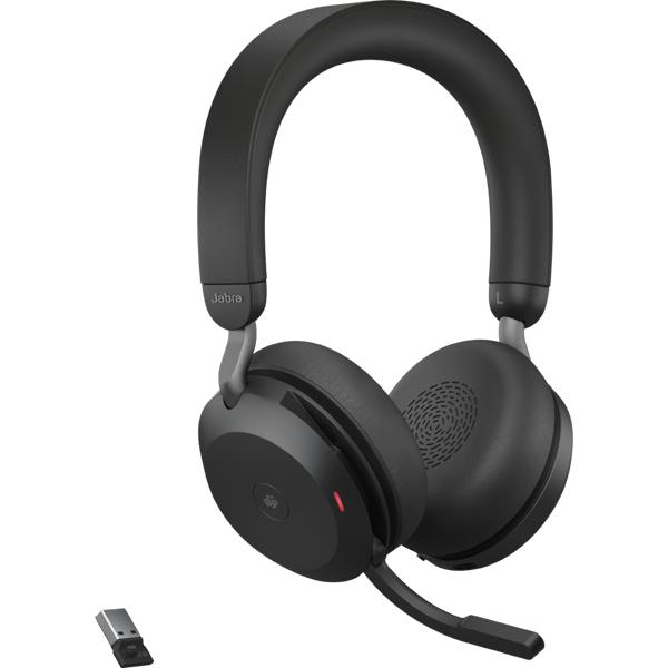 Evolve GNオーディオ Jabra 無線ヘッドセット USB-A 両耳MS認定 充電