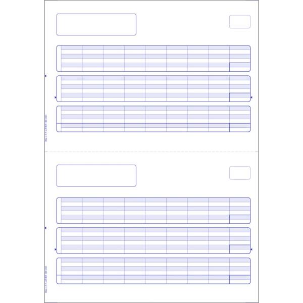 A4二面付き。入数500枚／箱。