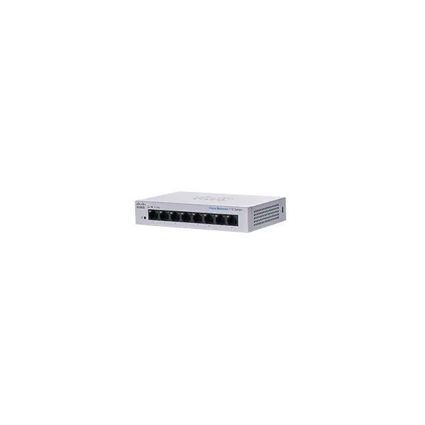 他サイト： Cisco Systems CBS110 Unmanaged 8-port GE Desktop Ext PS スイッチングハブ 8ポー 法人向け CBS110-8T-D-JPの商品画像