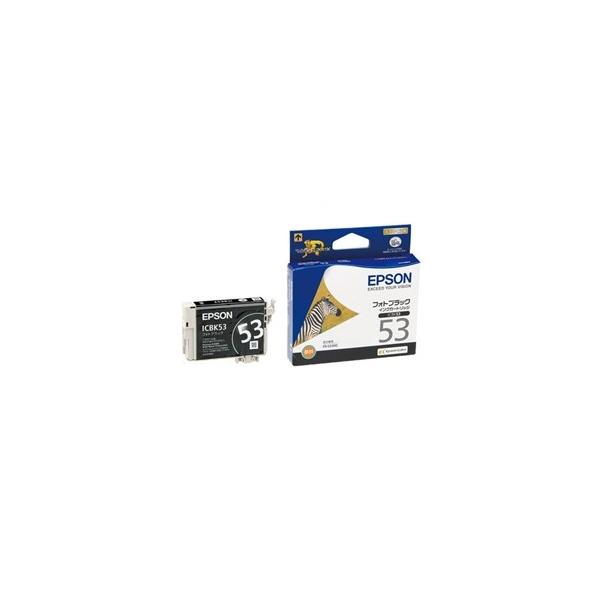エプソン（EPSON） 純正 インクカートリッジ ICBK53 フォトブラック PX