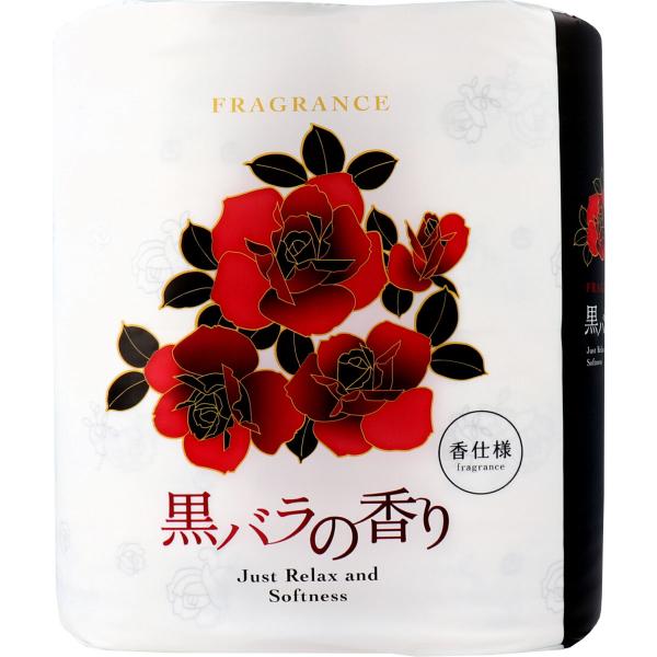 他サイト： 四国特紙 トイレットペーパー 黒バラの香り ダブル 30m×4ロール ちり紙の商品画像