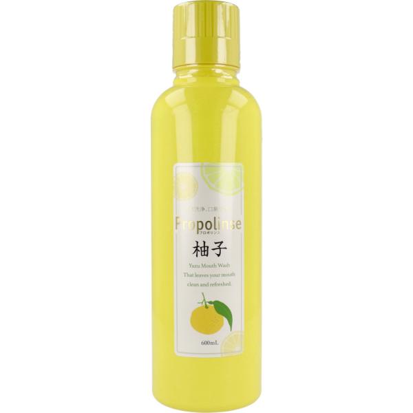 プロポリンス 柚子 マウスウォッシュ 洗口液 600mL 歯磨き マウスウォッシュ