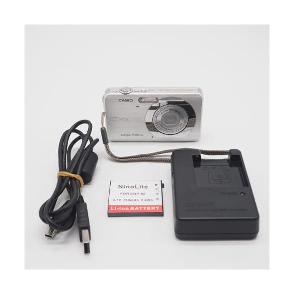 CASIO EXILIM EX-Z80 シルバー コンパクトデジカメ 動作良好 CASIO デジタルカメラ EXILIM EX-Z80 シルバー Amazon.co.jp