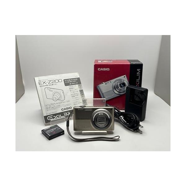 CASIO デジタルカメラ EXILIM (エクシリム) ZOOM Z200 ゴールド EX-Z200GD