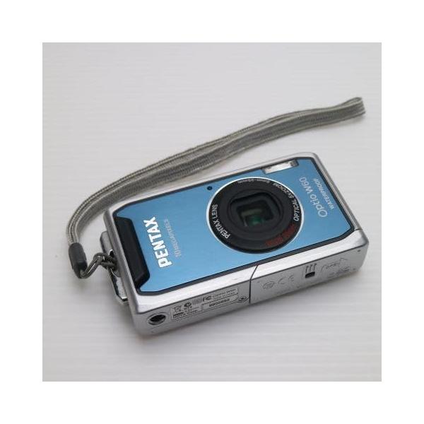 PENTAX デジタルカメラ OPTIO (オプティオ) W60 オーシャンブルー 1000万画素 光学5倍ズーム OPTIOW60B
