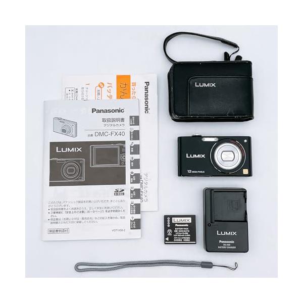 パナソニック デジタルカメラ LUMIX (ルミックス) FX40 エクストラブラック DMC-FX40-K