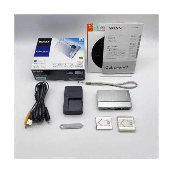 SONY デジタルカメラ Cyber-Shot(サイバーショット) TX5 (1020万画素CMOS/光学x4/シルバー) DSC-TX5/S