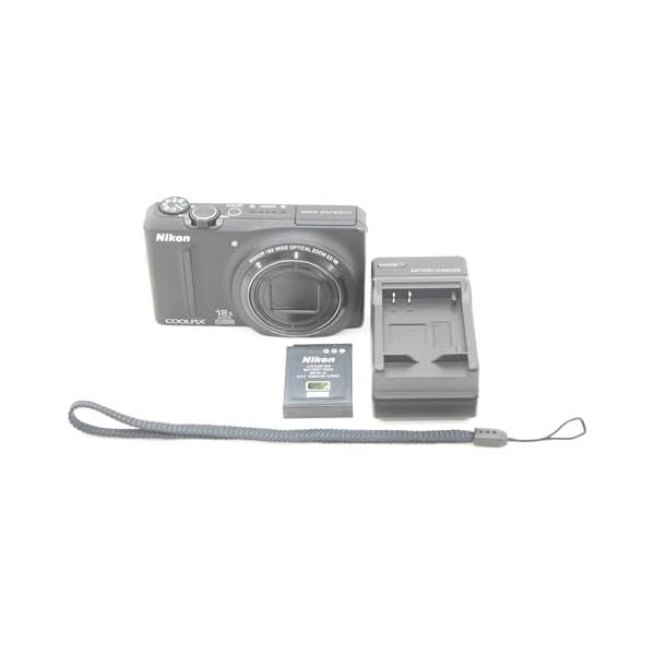 NikonデジタルカメラCOOLPIX S9100 ノーブルブラック S9100BK