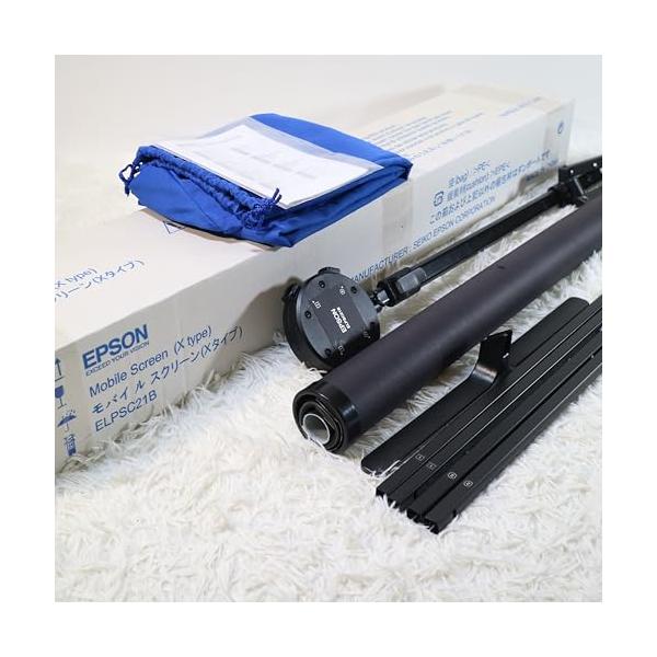 EPSON 80インチワイド プロジェクター モバイルスクリーン X