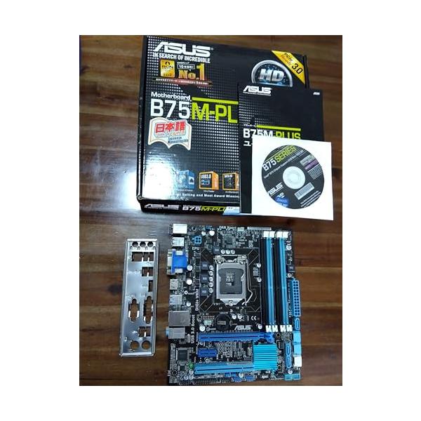 ASUS Intel B75 搭載 マザーボード LGA1155対応 B75M-PLUS HDMI